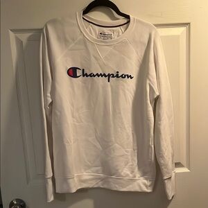 NWOT Champion White Sweatshirt